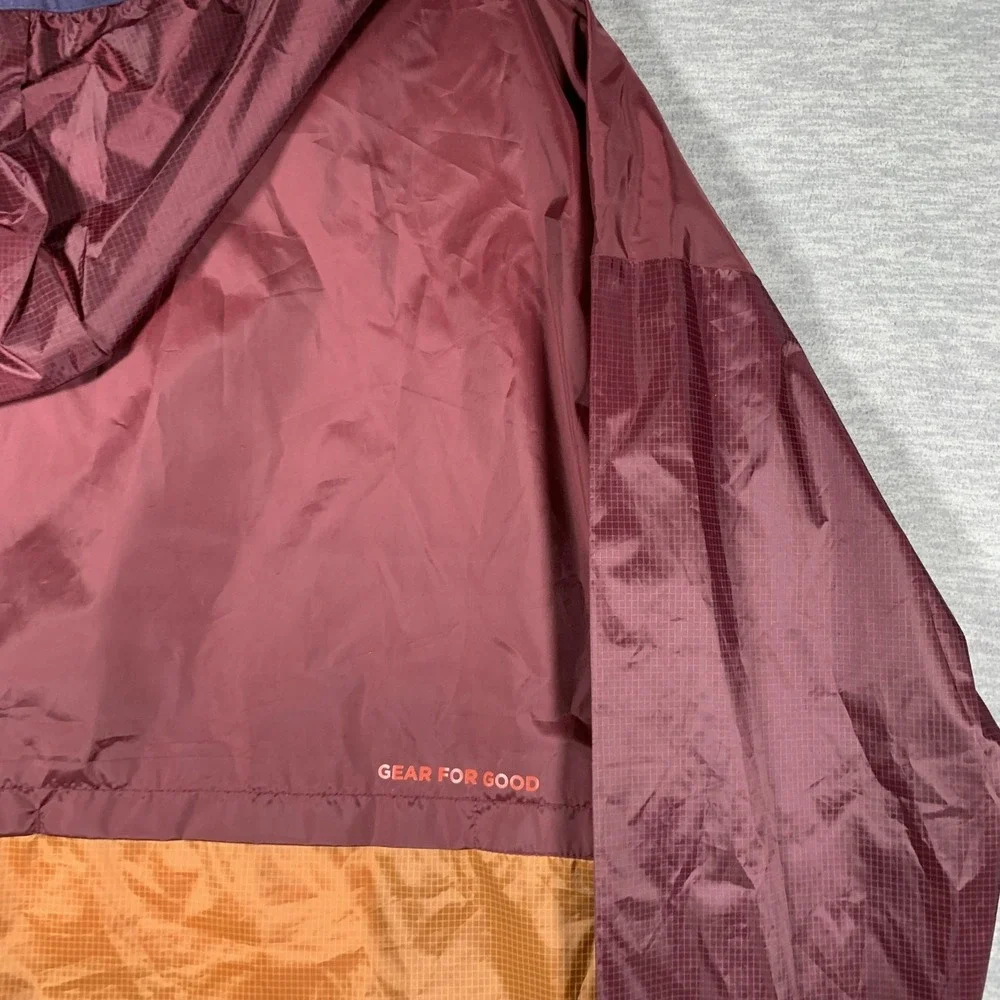 Cotopaxi Jacket Mens Small Multicolor Teca Half Zip Windbreaker Hooded Packable‎
